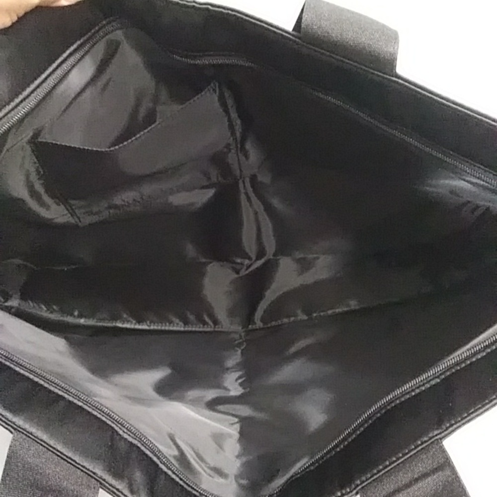 Victoria's Secret Black Tote With Sparkling Silver Design *NWT* - Picture 7 of 7